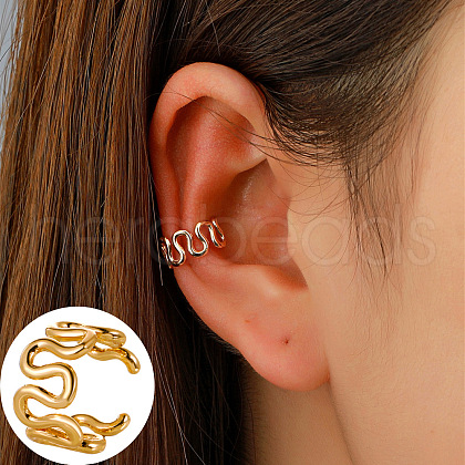 Brass Cuff Earrings for Women WGCA6F2-32-1