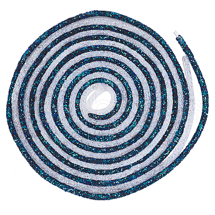   5M 2 Colors Sequins Rhinestone Tube Cord Rope FIND-PH0018-56-1