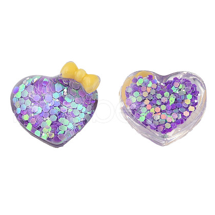 Transparent Epoxy Resin Cabochons CRES-N034-49A-1