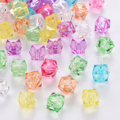 Transparent Acrylic Beads X-TACR-Q259-12mm-V-1