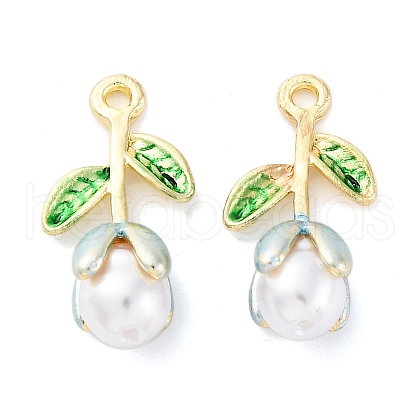Alloy Enamel Pendants FIND-M060-22G-04-1