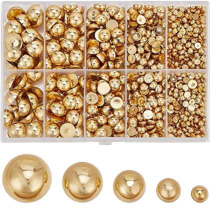 SUNNYCLUE 70G  5 Styles ABS Plastic Imitation Pearl Cabochons OACR-SC0001-45B-1