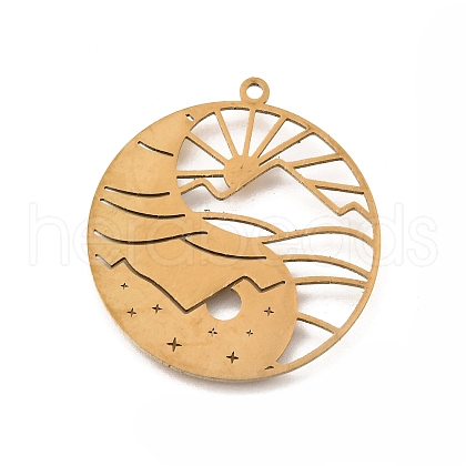304 Stainless Steel Pendants STAS-S176-23G-1