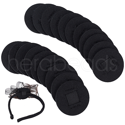 Felt Hair Base DIY-WH0430-675A-1