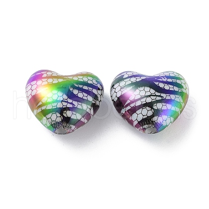 UV Plating Opeque Acrylic Beads MACR-K351-19-1