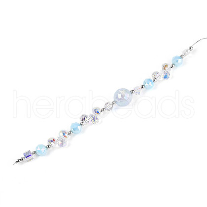 Glass and Acrylic and CCB Beads Strands MAK-T011-05D-1