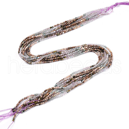 Natural Mixed Gemstone Beads Strands G-D080-A01-03-04-1