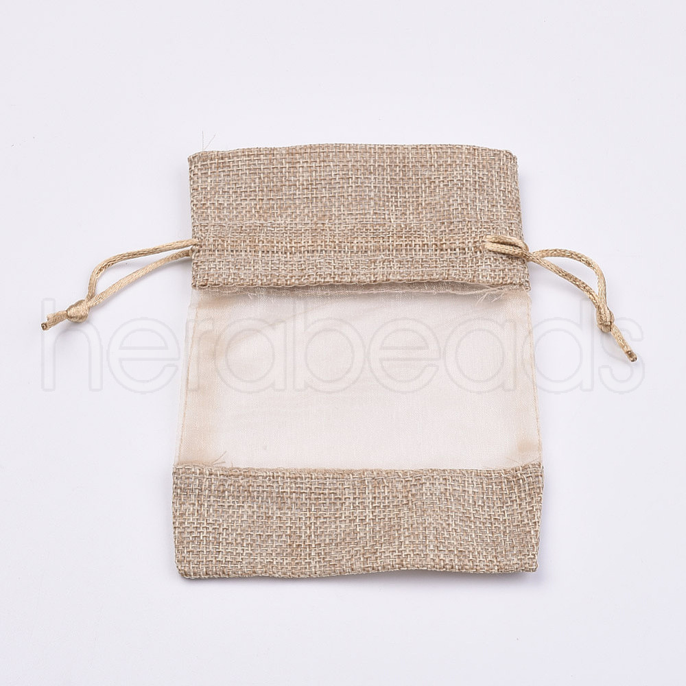 Wholesale 50 pcs Cotton Packing Pouches for Handcrafted Bracelets Necklaces