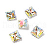 Light AB Style K9 Glass Cabochons RGLA-J039-D-001LA-1