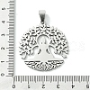 Non-Tarnish 201 Stainless Steel Pendants STAS-U003-21C-P-3