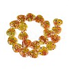 Handmade Millefiori Glass Beads Strands LAMP-T021-29F-2