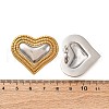 304 Stainless Steel Two Tone Stud Earrings EJEW-Z109-05GP-01-5