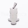 Tarnish Resistant 304 Stainless Steel Pendants STAS-H384-10P-2