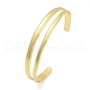 Hollow Out 304 Stainless Steel Cuff Bangles for Women BJEW-Z097-04G-4