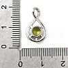 925 Sterling Silver Pave Cubic Zirconia Pendants STER-V001-03P-08-3