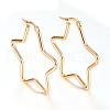 PVD Vacuum Plating 304 Stainless Steel Hoop Earrings EJEW-T002-06-1