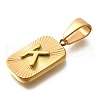 304 Stainless Steel Pendants STAS-S161-01K-G-2