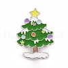Christmas Tree Enamel Pin JEWB-G010-21P-1