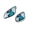 4Pcs Transparent Epoxy Resin Butterfly Wings Pendants RESI-C057-03D-2