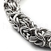 304 Stainless Steel Rope Chain Bracelet BJEW-Z023-03B-2