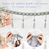 12M Polyester Fringe Lace Trims SRIB-WH0026-26C-4
