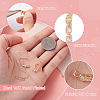 7 Pairs 7 Style Brass Micro Pave Cubic Zirconia Earring Hooks KK-TA0001-20-5