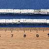 Electroplated Natural Lava Rock Beads Strands G-I360-K02-04-4