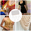 Polyester Thread & Filigree Braided Lace Trim OCOR-WH0097-13A-6