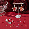 Beebeecraft 100Pcs 2 Colors 304 Stainless Steel Stud Earring Findings STAS-BBC0006-06-4