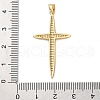 Brass Micro Micro Pave Clear Cubic Zirconia Pendants KK-A212-01M-G-3