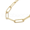 Brass Paperclip Chain NJEW-JN02859-2