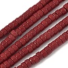 Dyed Natural Magnesite Beads Strands G-M448-F01-01-2