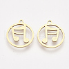 201 Stainless Steel Pendants STAS-T044-85G-1