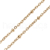 304 Stainless Steel Satellite Chain Slider Necklace Making AJEW-JB01247-01-3