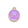 Alloy Enamel Pendants X-ENAM-S124-01B-01H-2