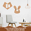 Heart Wall Mounted Brooch Jewelry Display Cork Tray AJEW-WH0433-01E-6