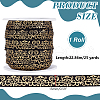 WADORN 25 Yards Hot Stamping Nylon Flower Ribbon OCOR-WR0001-51-2