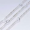 Tarnish Resistant 3.28 Feet 304 Stainless Steel Cable Chains X-CHS-E017-01P-1