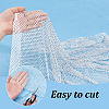 Rhinestone Mesh Fabic SENE-WH0003-53-3