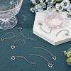 Beebeecraft 50 Starands 304 Stainless Steel Chain Extender STAS-BBC0005-50A-4