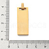 Christmas Ion Plating(IP) 304 Stainless Steel Pendants STAS-Z098-25G-3