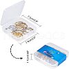Unicraftale 304 Stainless Steel Hoop Earrings EJEW-UN0001-06-8