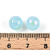 Electroplate Pearlized Glass Pearl Beads EGLA-T021-14B-07-3