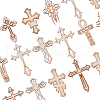 50Pcs Wood Pendants WOOD-CJ0001-36-3