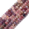 Natural Plum Blossom Tourmaline Beads Strands G-G991-B02-2