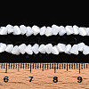 Electroplate Opaque Glass Beads Strands GLAA-N022-4mm-03-4