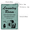 Rectangle Metal Iron Sign Poster AJEW-WH0157-295-2