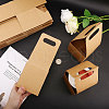 Kraft Paper Box for Drink Holder AJEW-WH0504-75-3