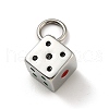 304 Stainless Steel Enamel Pendants X-STAS-E058-05P-3