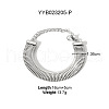 Stainless Steel Chain Bracelets & Necklaces Sets for Women QZ7044-1-4